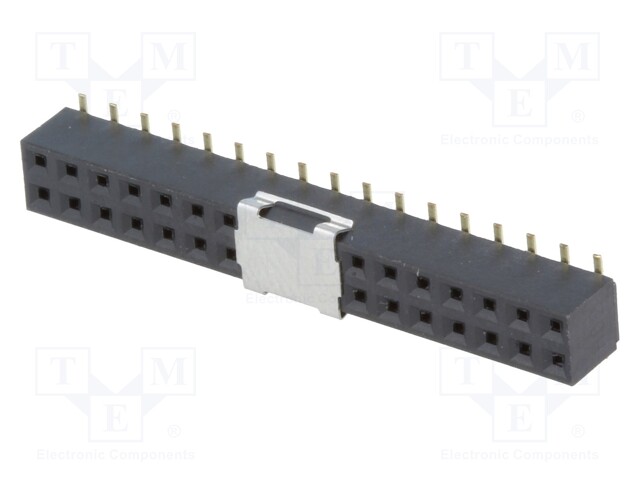 Socket; pin strips; female; PIN: 34; vertical; 2mm; SMT; 2x17