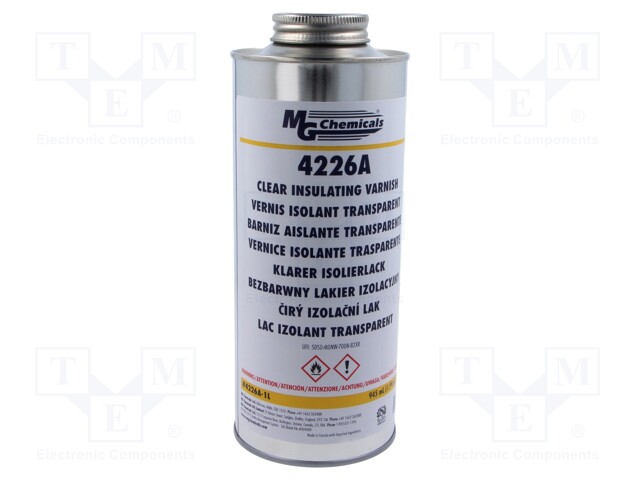 Insulation coating; colourless; liquid; 1l; 0.96g/cm3; 25÷38um