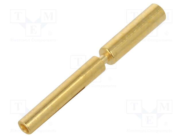 Contact; female; 0.13÷0.25mm2; gold-plated; crimped; for cable