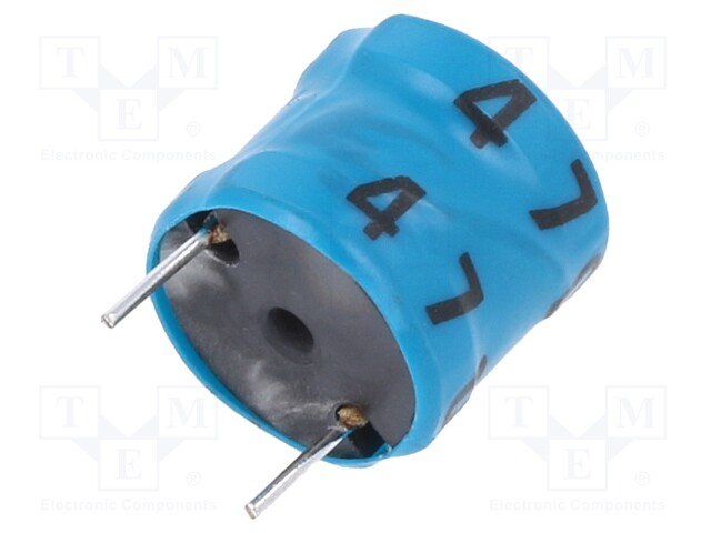 Inductor: ferrite; 47uH; 1.9A; 120mΩ; ±10%; 10kHz