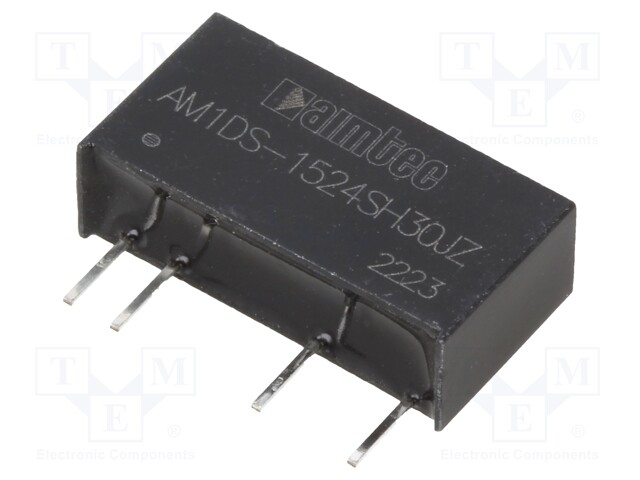 Converter: DC/DC; 1W; Uin: 13.5÷16.5V; Uout: 24VDC; Iout: 42mA; SIP7