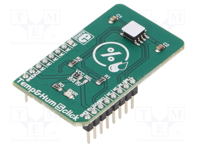 Click board; humidity/temperature sensor; I2C; HIH6130; 3.3/5VDC