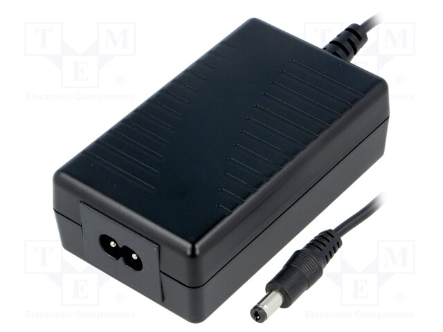 Power supply: switched-mode; 18VDC; 0.83A; Out: 5,5/2,1; 15W; 85%