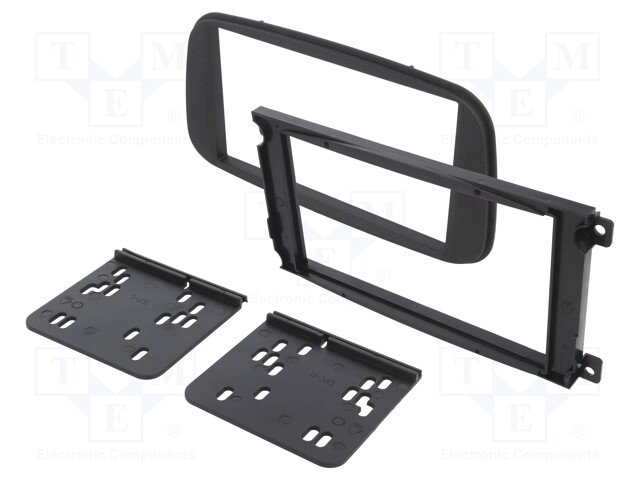 Radio mounting frame; Ford; 2 DIN; dark grey