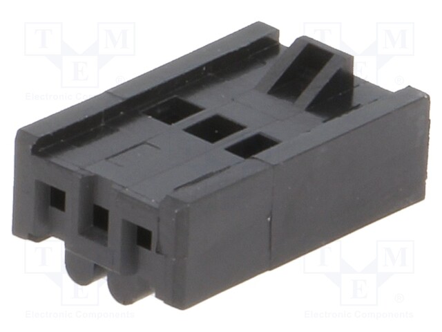 Plug; wire-board; female; Minimodul; 2.5mm; PIN: 3; w/o contacts