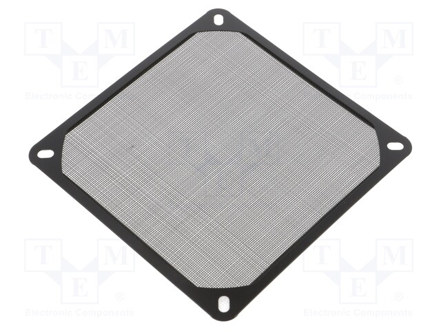 Filter; Ø140mm; aluminium; 1pcs; black; Mounting: screw; Kit: filter