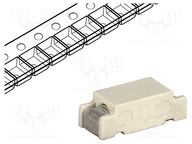 Fuse: fuse; time-lag; 1A; 250VAC; 250VDC; SMD; ceramic; 11x4,6x3,9mm