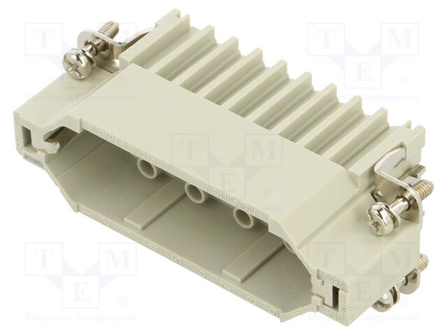 Connector: HDC; contact insert; male; CD; PIN: 25; 25+PE; size 66.16