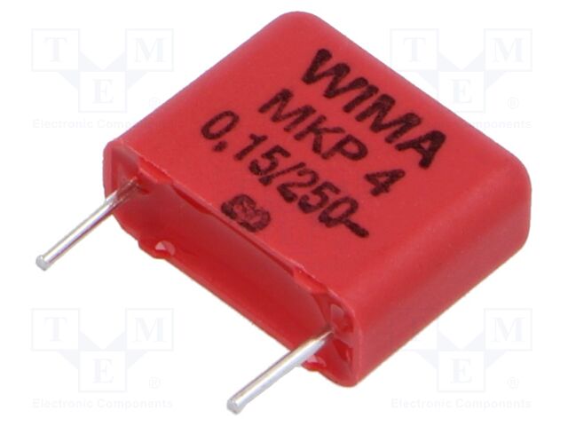 Capacitor: polypropylene; 150nF; 10mm; ±5%; 5x11x13mm; -55÷100°C