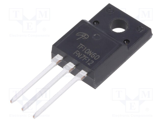 Transistor: N-MOSFET; unipolar; 600V; 6.4A; TO220F