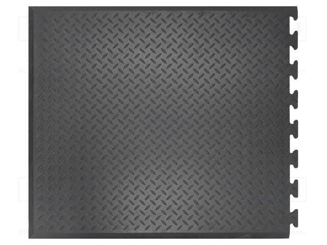 Anti fatigue mat; Width: 0.7m; L: 0.8m; Mat: rubber,nitryl