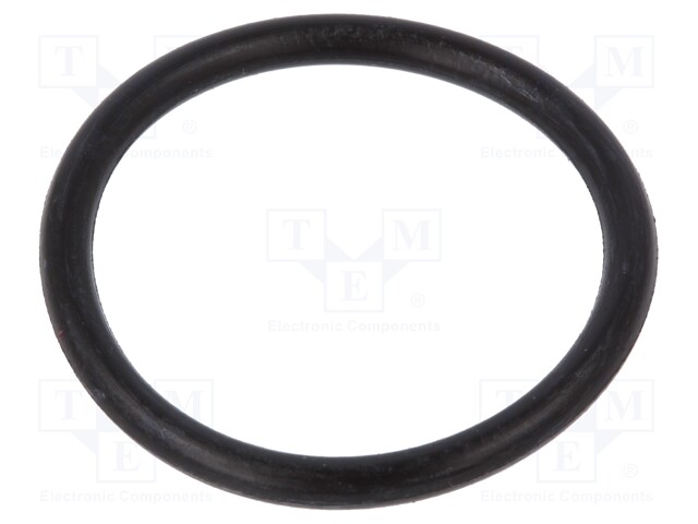 O-ring gasket; NBR; D: 2mm; Øint: 19mm; black; -30÷100°C