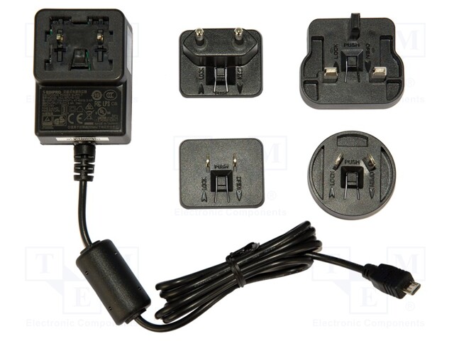 Test acces: power supply; Plug: ASIA,EU,UK,USA