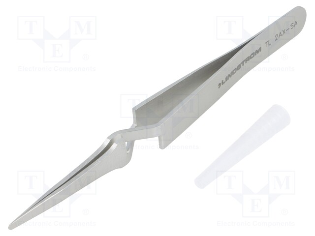 Tweezers; 120mm; Blades: straight,narrowed; V: self-locking