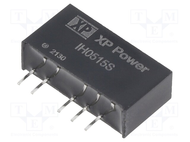 Isolated Board Mount DC/DC Converter, 1kV Isolation, ITE, 2 Output, 2 W, 15 V, 66 mA, -15 V