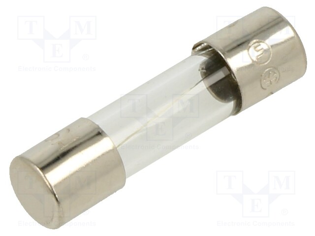 Fuse: fuse; 1.6A; 250VAC; glass; 20x5.2mm; bulk