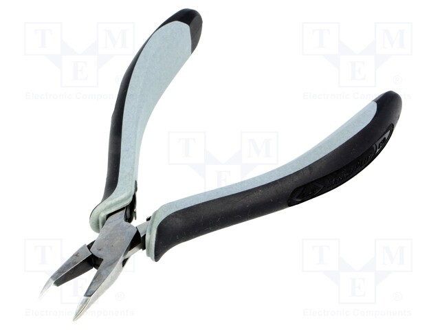 Pliers; side,cutting,curved,precision; ESD; Pliers len: 120mm