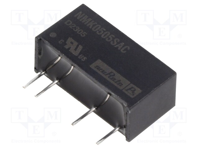 Isolated Board Mount DC/DC Converter, 3kV Isolation, ITE, 1 Output, 2 W, 5 V, 400 mA