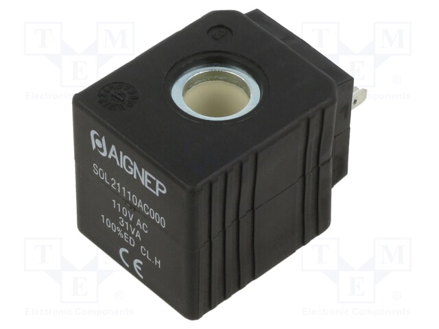 Coil for solenoid valve; IP65; 115VAC; 31VA