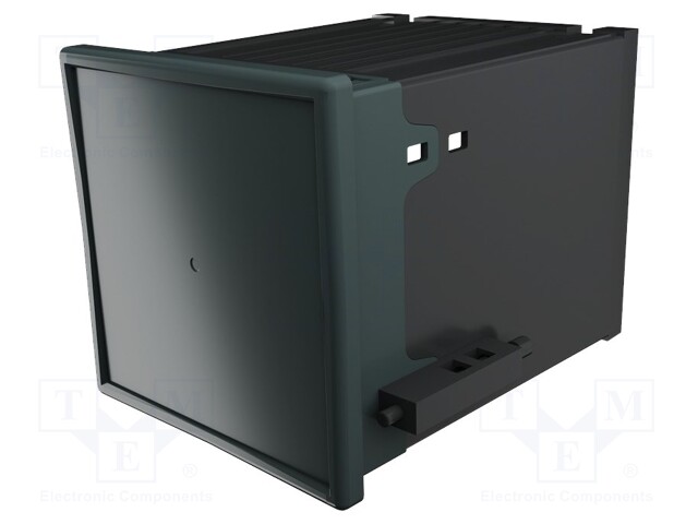 Enclosure: panel; X: 96mm; Y: 96mm; Z: 100mm; ABS + PC,PPO; black