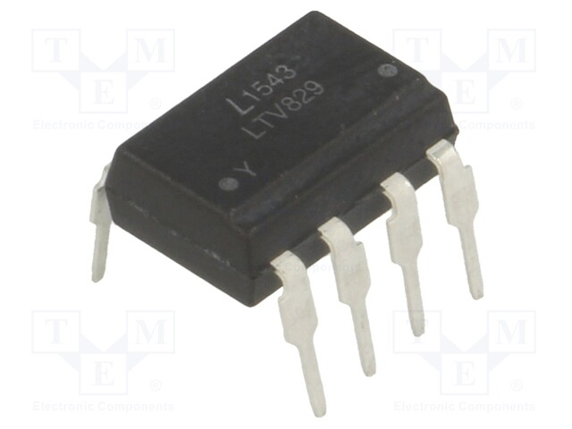 Optocoupler; THT; Channels: 2; Out: transistor; Uinsul: 5kV; Uce: 50V