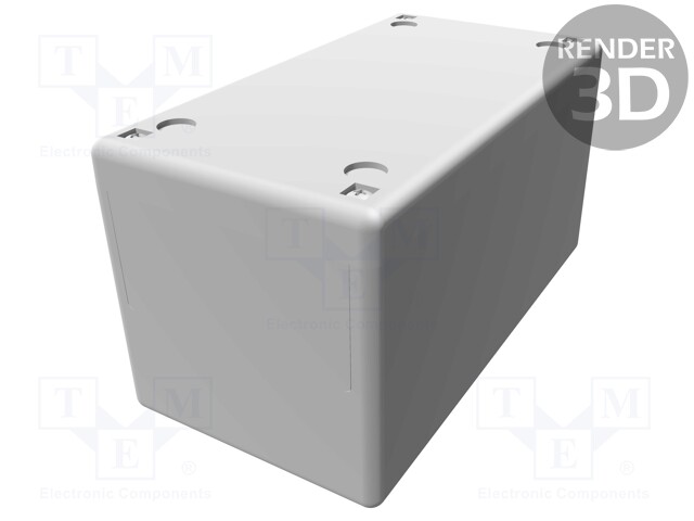 Enclosure: multipurpose; X: 80mm; Y: 150mm; Z: 80mm; MB; polystyrene