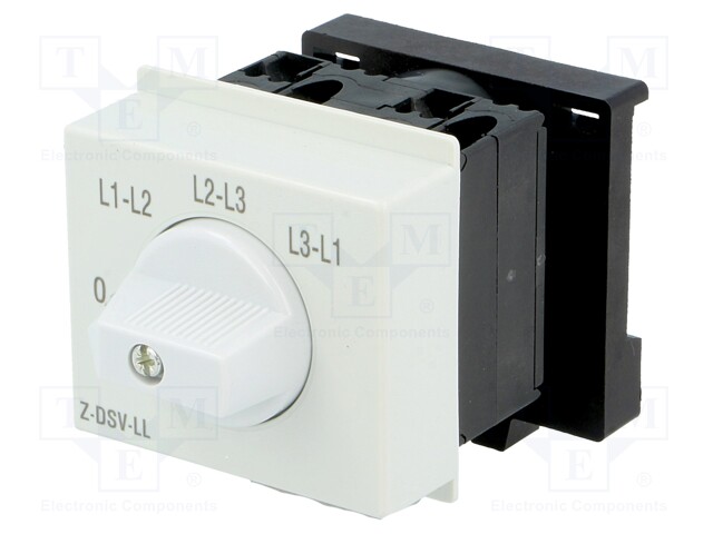 Module: rotary switch; 20A; Mounting: DIN; IP20; 250VAC; 52x65x60mm