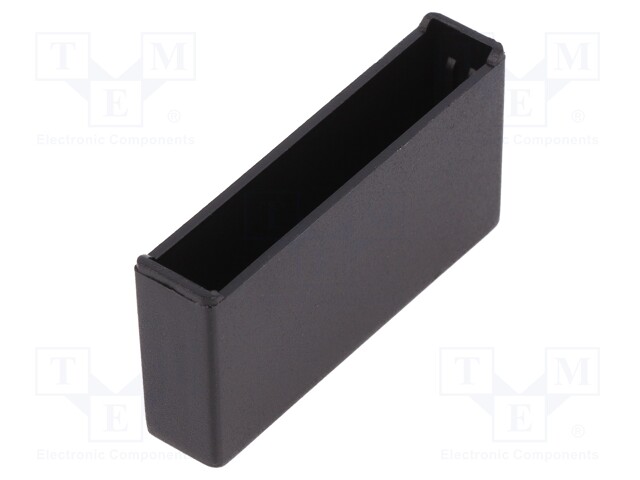 Enclosure: designed for potting; X: 8.5mm; Y: 41mm; Z: 30mm; black