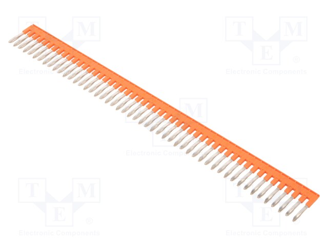 Comb bridge; SNK; ways: 50; orange; Width: 5.2mm; 600V; Ht: 257.8mm