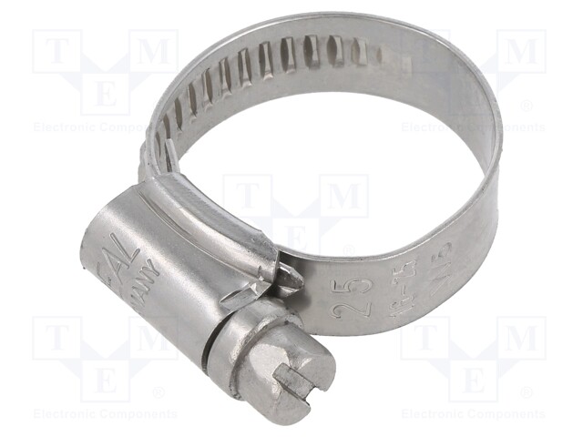 Cable tie; Ø: 16÷25mm; W: 9mm; Material: stainless steel