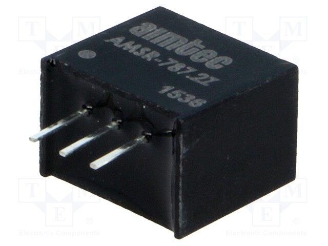 Converter: DC/DC; 3.6W; Uin: 9÷34V; Uout: 7.2VDC; Iout: 500mA; SIP3