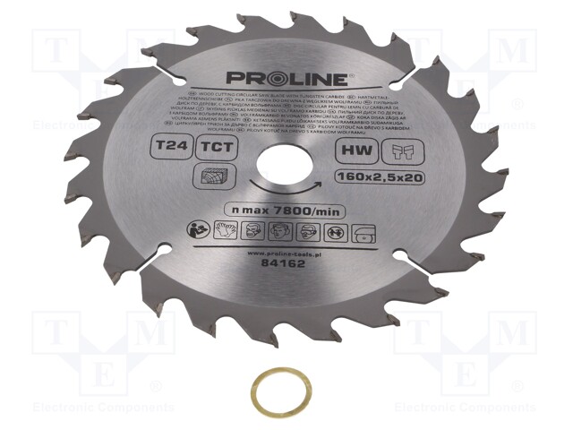 Circular saw; Ø: 160mm; Application: for wood; Features: hardened