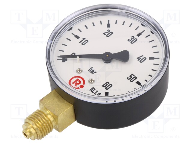 Manometer; 0÷60bar; 63mm; non-aggressive liquids,inert gases