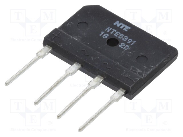 Single-phase bridge rectifier; Urmax: 400V; If: 35A; Ifsm: 300A