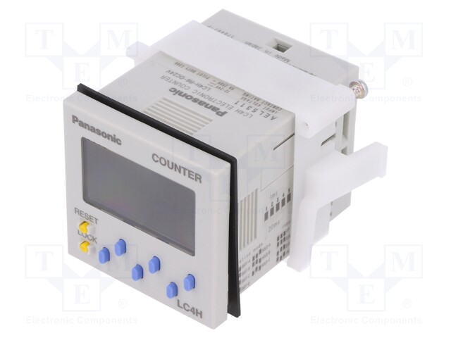 Counter: electronical; 2x LCD; pulses; 999999; SPDT; PIN: 11