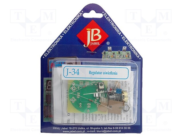 Circuit; light intensity regulator; 100W; 230VAC