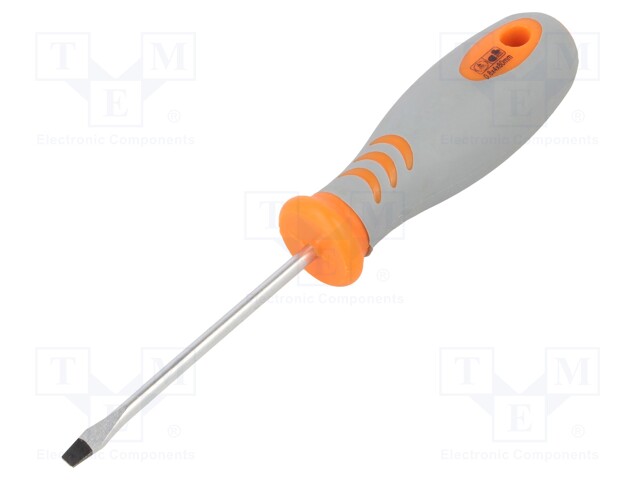 Screwdriver; slot; SL 4mm; 80mm