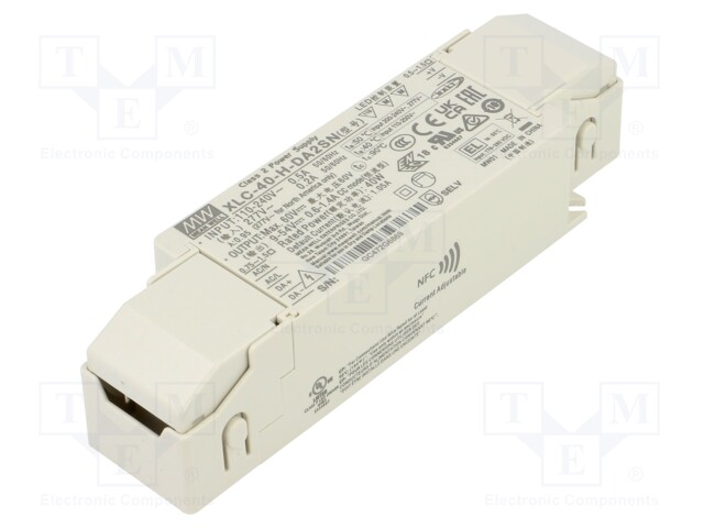 Power supply: switching; LED; 40W; XLC-40; -25÷90°C; OUT: 1