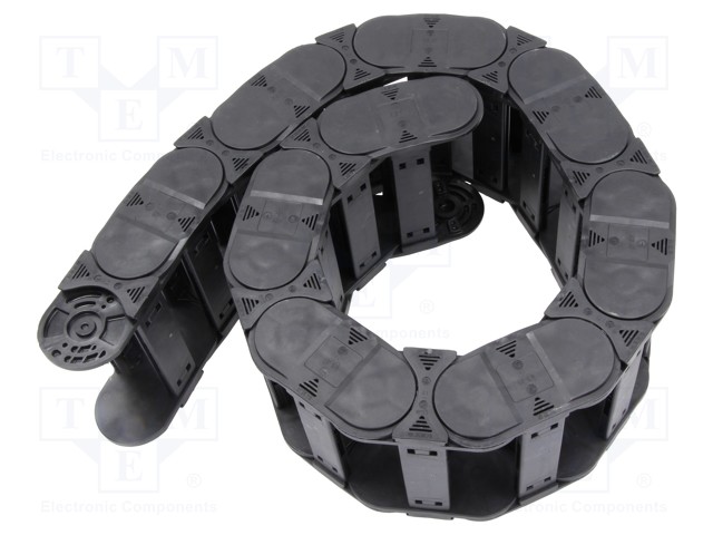 Cable chain; Series: E4.32; Bend.rad: 100mm; L: 1008mm