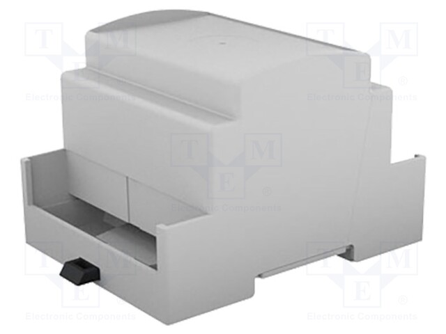 Enclosure: for DIN rail mounting; Y: 90mm; X: 71mm; Z: 62mm; grey