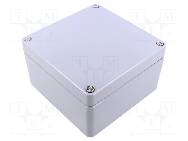 Enclosure: multipurpose; X: 160mm; Y: 160mm; Z: 91mm; AL; aluminium