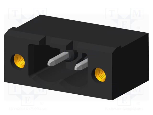 Connector: pluggable terminal block; socket; male; on PCBs