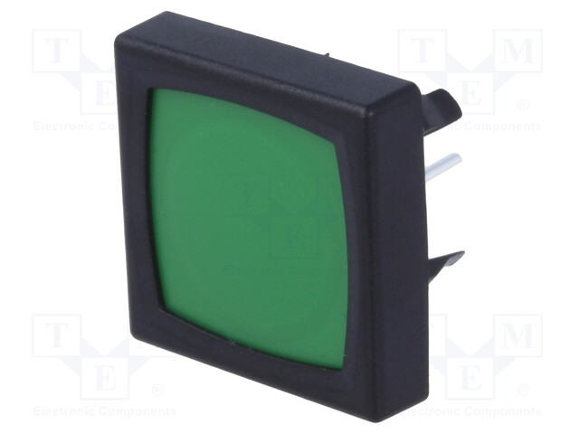 Switch: push-button; Pos: 2; SPST-NO; 0.125A/48VDC; green; IP65