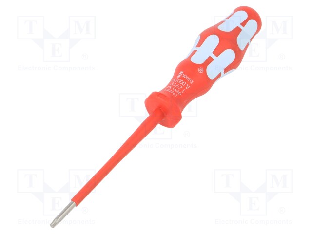 Screwdriver; insulated; Torx®; TX09; Blade length: 80mm