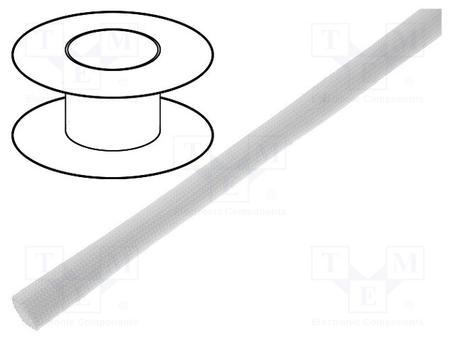 Insulating tube; Mat: glass fibre coated  with silicone rubber