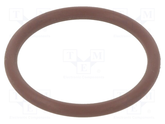 O-ring gasket; FPM; D: 2.5mm; Øint: 24mm; brown; -20÷200°C