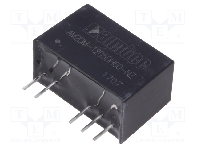 Converter: DC/DC; 2W; Uin: 10.8÷13.2V; Uout: 5VDC; Uout2: -5VDC; SIP7