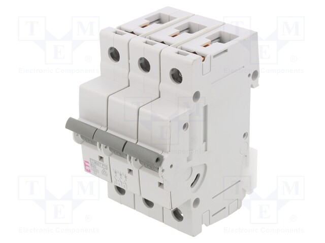 Circuit breaker; 230/400VAC; DIN; Charact: B; 10kA; IP20; 1÷25mm2