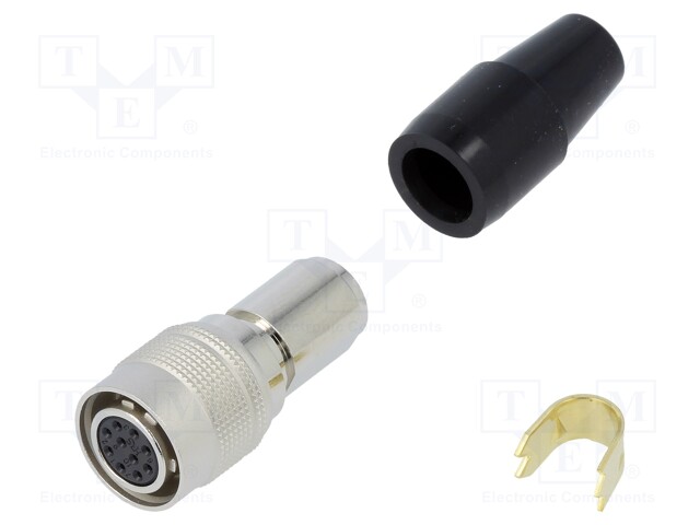 Plug; Connector: circular; HR10; female; PIN: 10; push-pull; 2A; 7mm