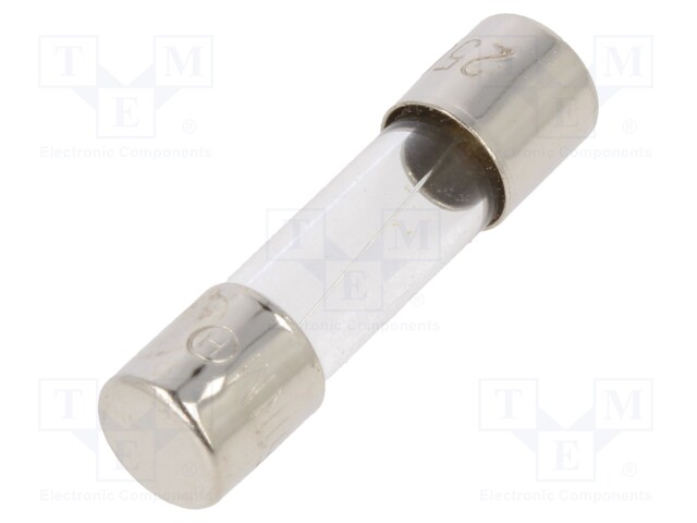 Fuse: fuse; 6.3A; 250VAC; glass; 20x5.2mm; bulk